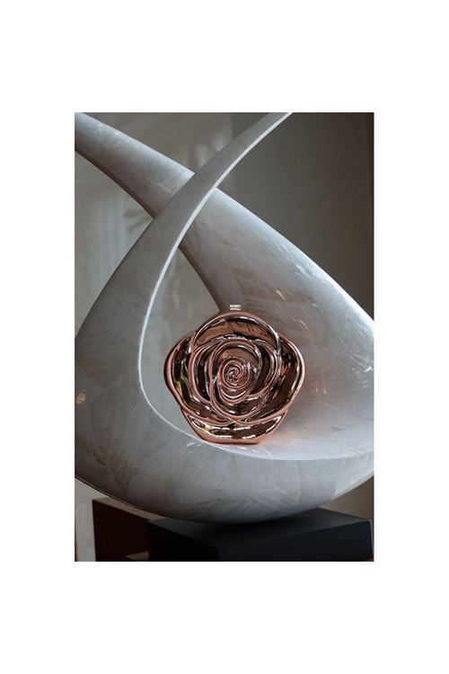 Rose Gold Gül Mika Zincirli El Omuz Çantası